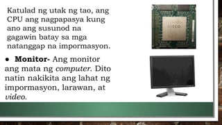 1st QUARTER Week 1 Lesson 2-EPP 4 ICT MATATAG CURRICULUM LESSON ...