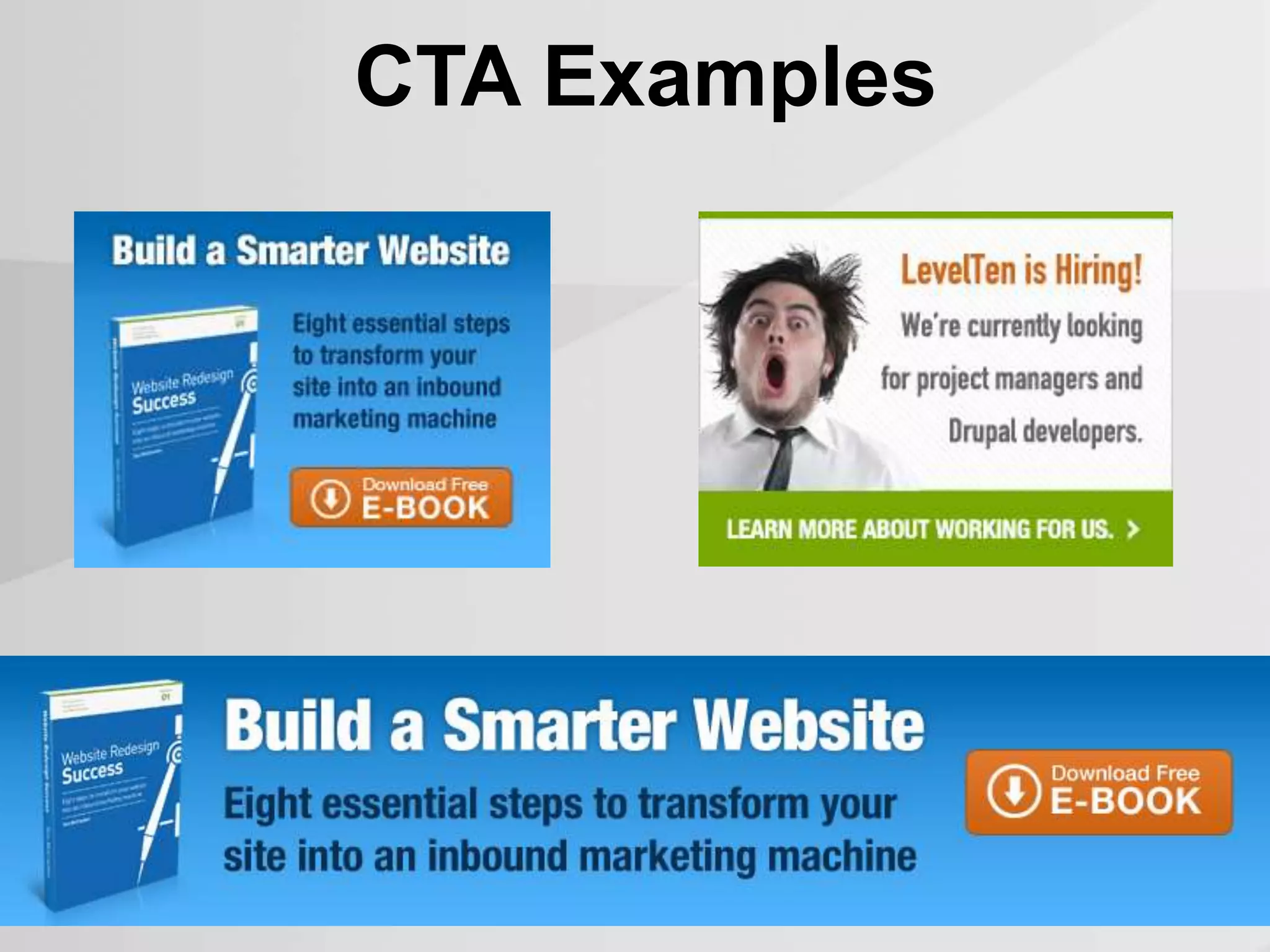 CTA Examples
 