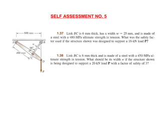 SELF ASSESSMENT NO. 5
 