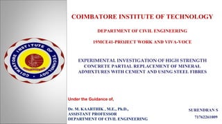 pg project for structural engineering in concrete | PDF