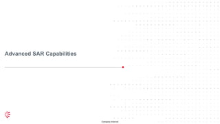 Company Internal
Advanced SAR Capabilities
 