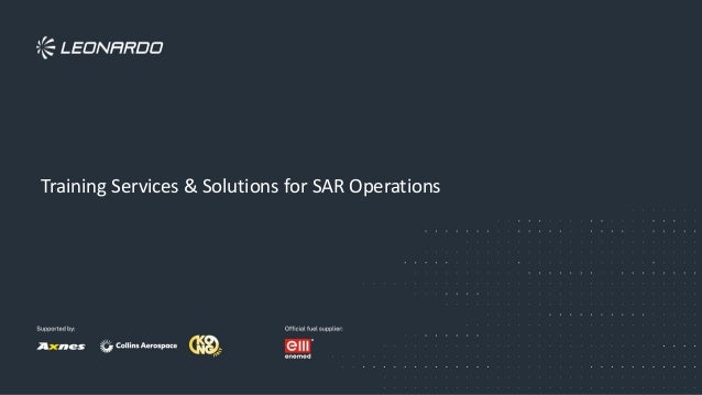 Company Internal
Training Services & Solutions for SAR Operations
 