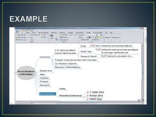 MIND MAP BASED USER MODELLING AND RECOMMENDER SYSTEM | PPTX