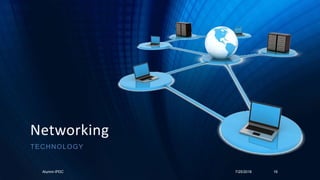 Networking
TECHNOLOGY
Alumni-IPDC 7/25/2018 16
 