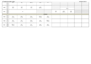 1TH SEMESTER TIME TABLE SESSION 2022-23
2 MA-L EN-L PSPS-I-L CSE-L EP
3
4
CS-B
5
A210
CSE-L
A210
MA-L
A210
PH-L
A210
PSPS-I-L
6
7
CSE(P)
8
CS-C
9
EP
E202
EP
E202
PSPS-I-L
E202
CSE-L
10
11
12
SATURDAY
CS-A
1
PH-L
LHC106
CSE-L
LHC106
MA-L
LHC106
PSPS-I-L
LHC106
EN-L
LHC106
2
3
4
CS-B
5
EN-L
LHC104
PH-L
LHC104
CSE-L
LHC104
MA-L
LHC104
PSPS-I-L
LHC104
6
7
8
CS-C
9
PSPS-I-L
LHC105
EN-L
LHC105
PH-L
LHC105
CSE-L
LHC105
MA-L
LHC105
10
11
12
 