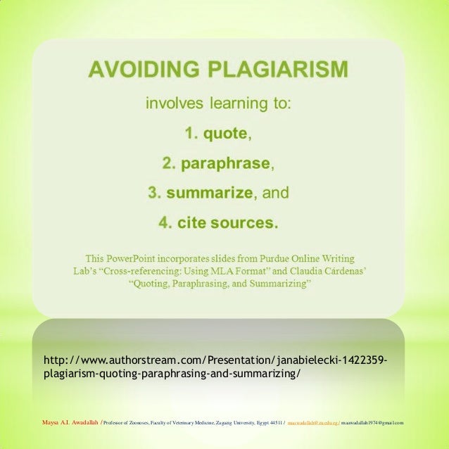 Examples of Plagiarism & Tips for Avoiding It