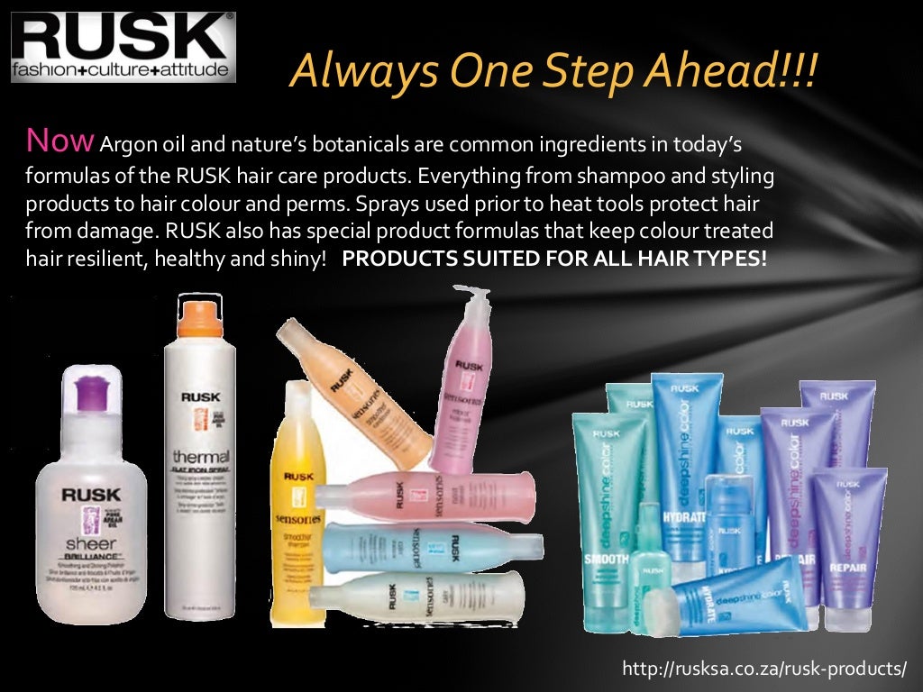 Awesome Rusk Hair Care Range Now In South Africa
