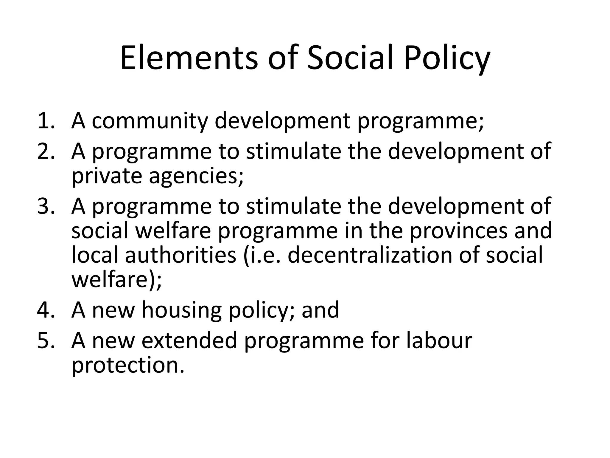 1st social welfare policy in Pakistan 1955 - Imran Ahmad Sajid | PPTX