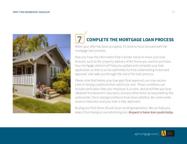 APM LOAN PROGRAMS 17 17FIRST TIME HOMEBUYER APM LOAN PROGRAMS 17 17FIRST TIME HOMEBUYER