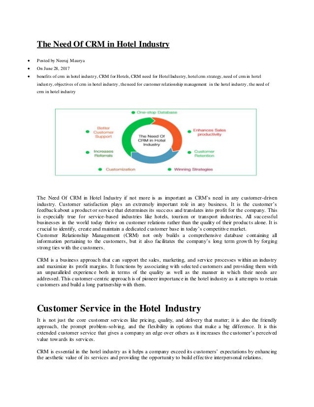 dissertation crm hotel industry