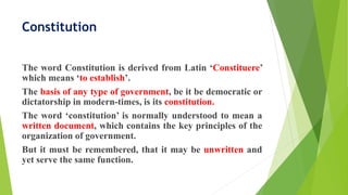 1st Unit.pptx | Civic affairs | Politics