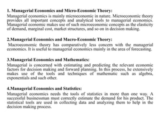1st unit managerial economics | PPTX