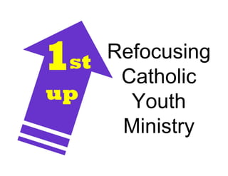 Refocusing
 Catholic
  Youth
 Ministry