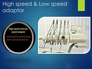 High speed & Low speed
adaptor
 