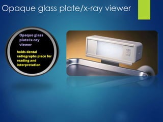 Opaque glass plate/x-ray viewer
 