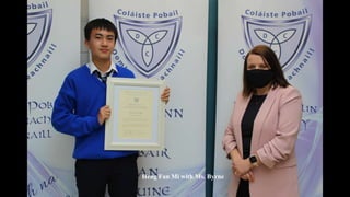 Heng Fan Mi with Ms. Byrne
 