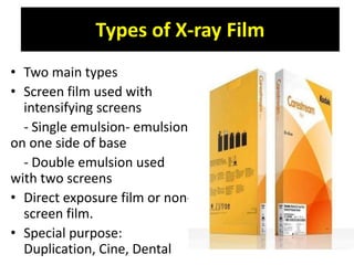 X Ray Films Types radiographic film | PPTX