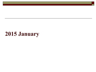 2015 January
 