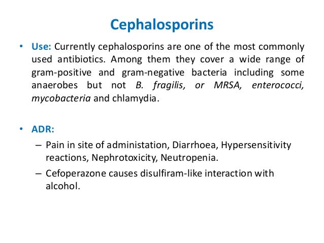 Ceftin And Alcohol Interaction