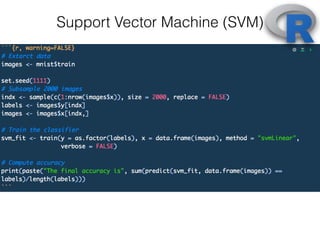 Support Vector Machine (SVM)
 