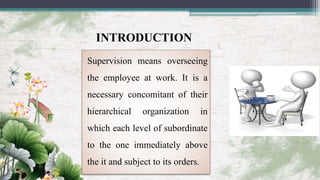 Introduction Supervision supervision | PPTX