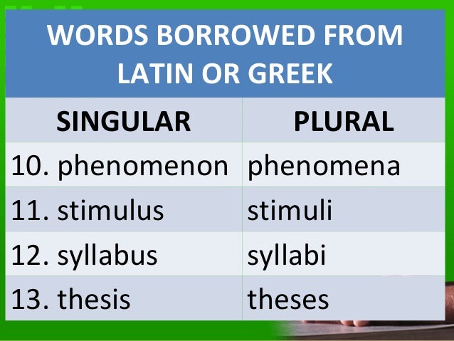 Eng7 Sva Irregular Plural Forms
