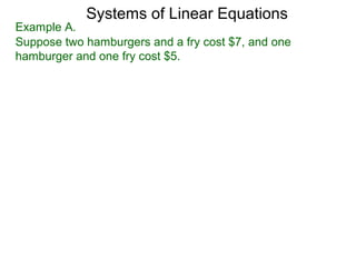 81 systems of linear equations 1
