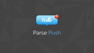 Parse Push
 