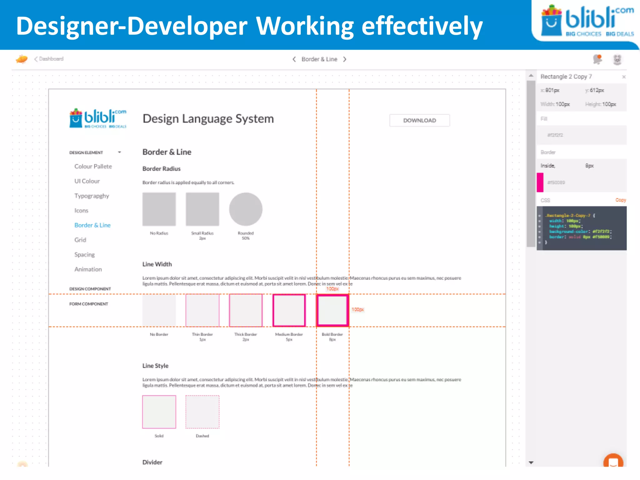 Designer-Developer	Working effectively
 