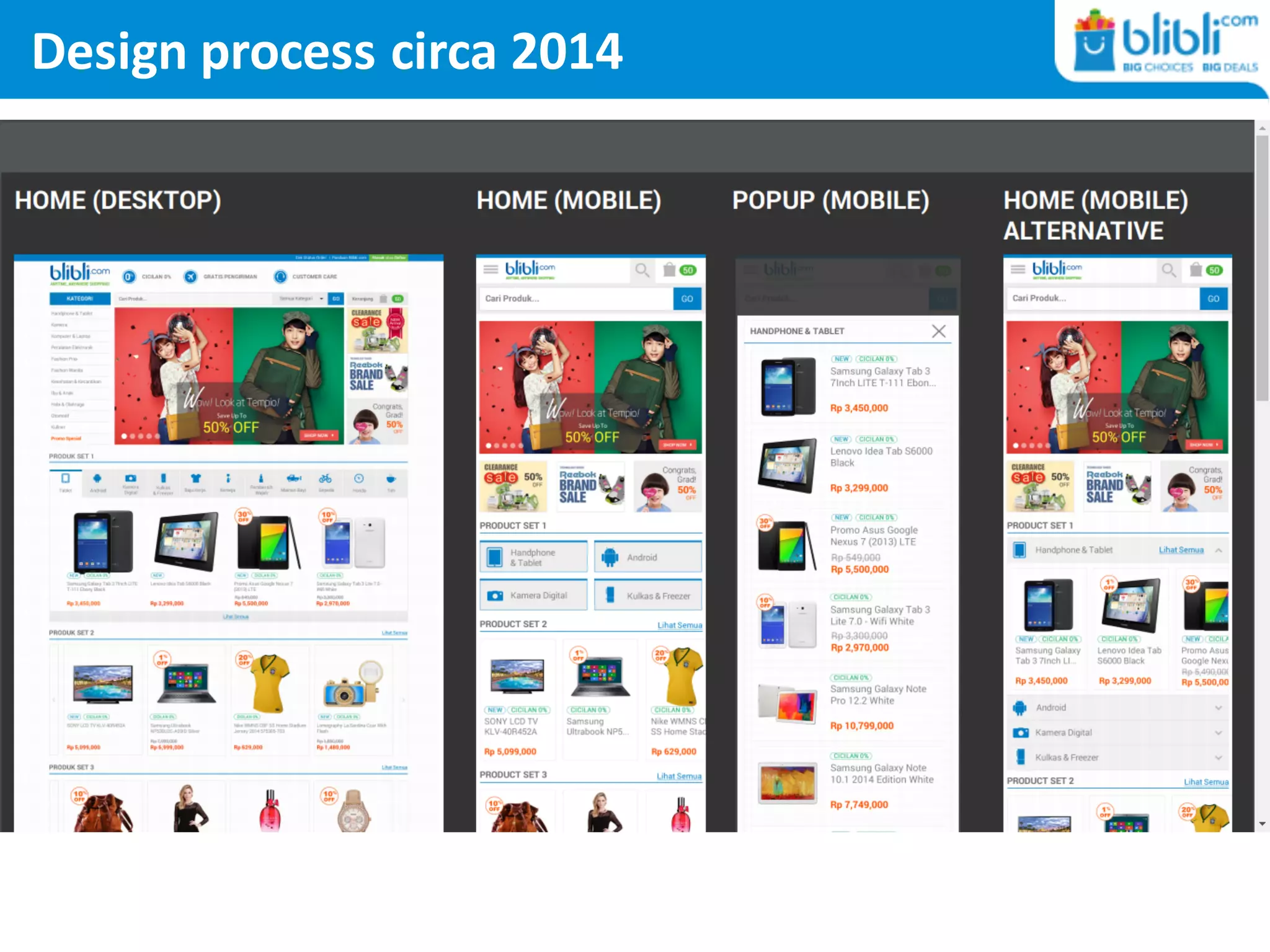 Design	process circa 2014
 