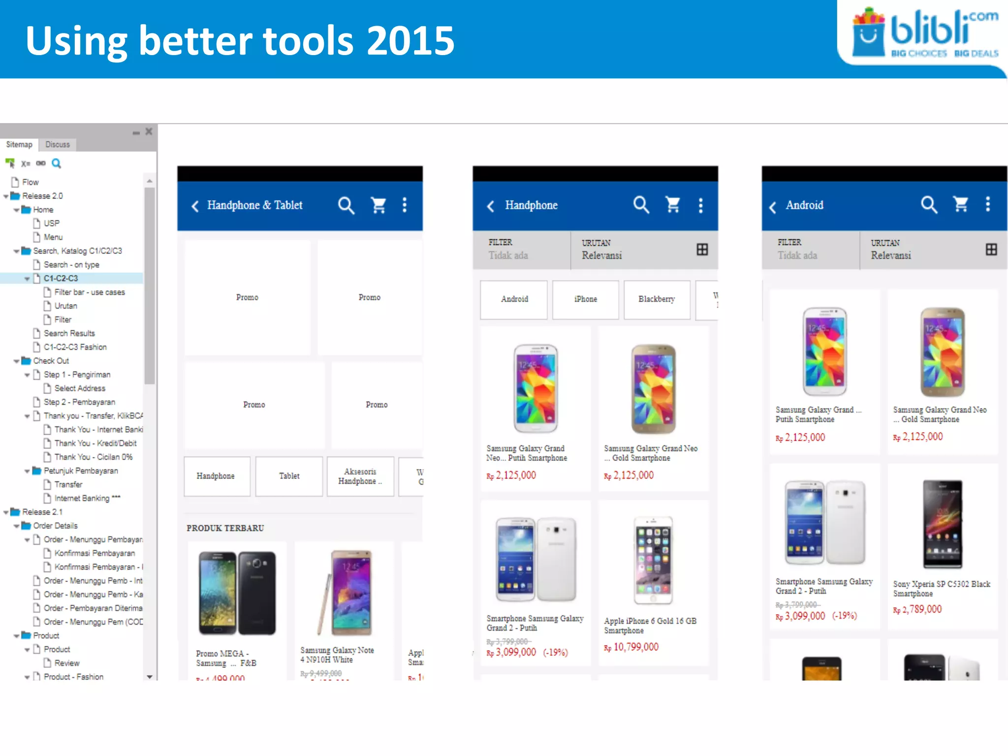 Using better tools 2015
 