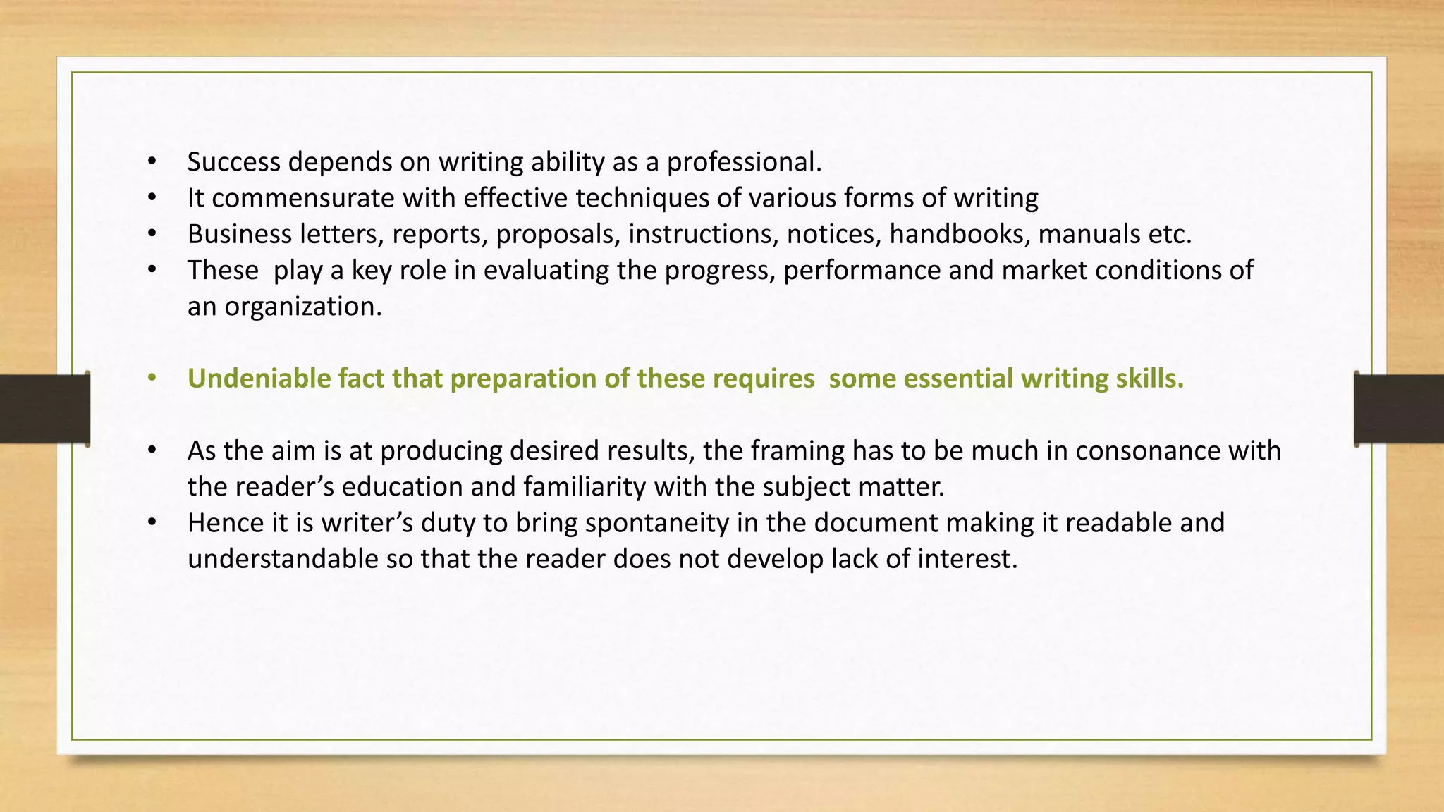 1 Techniques of writing | PPTX