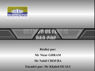 GESTION DE FLOTTE  PAR GPS  Réalisé par: Mr Nizar GHRAM Mr Nabil CHOUBA Encadré par: Mr Khaled OUALI 