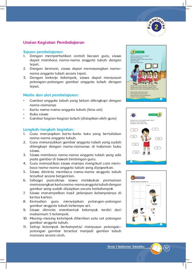 Buku Guru Tema 1 Kelas 1 Sd