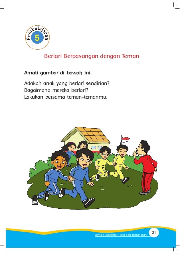Buku 1 Tematik Tema 1 Kelas 1