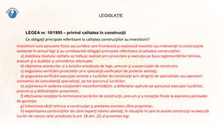 1 Teste legislatie Legea 10, 50