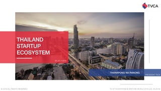 Thailand Startup Ecosystem 2019