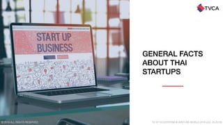 Thailand Startup Ecosystem 2019