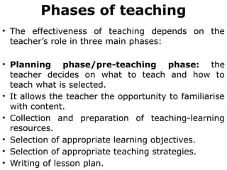 The concept of teaching and learning in education | PPTX
