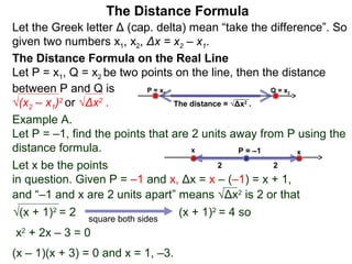 31 the distance formulas | PPT