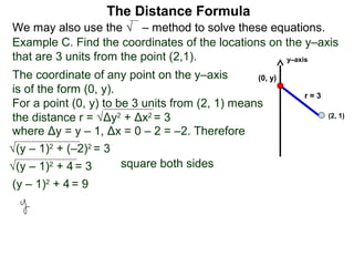 31 the distance formulas | PPT