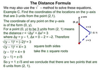 31 the distance formulas | PPT