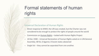1 the nature and development of human rights | PPTX