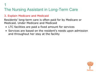 The nursing assistant in long term care | PPT