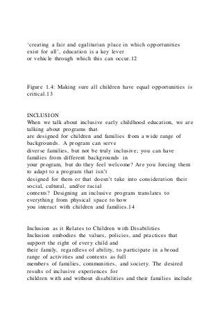 1 The Role Of Equity And Diversity In Early Childhood Educat | DOCX