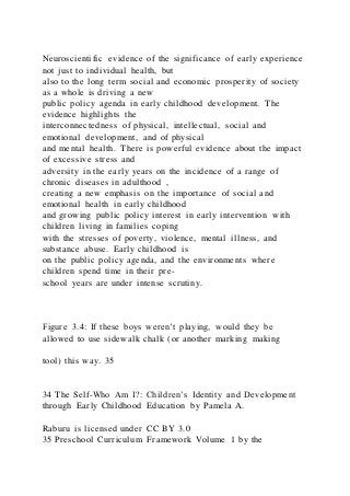 1 The Role Of Equity And Diversity In Early Childhood Educat | DOCX