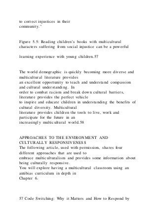 1 The Role Of Equity And Diversity In Early Childhood Educat | DOCX