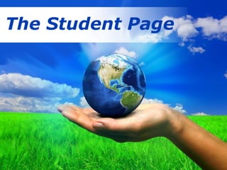 The Student Page 