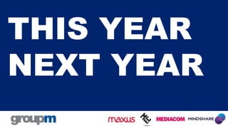 THIS YEAR
NEXT YEAR

 