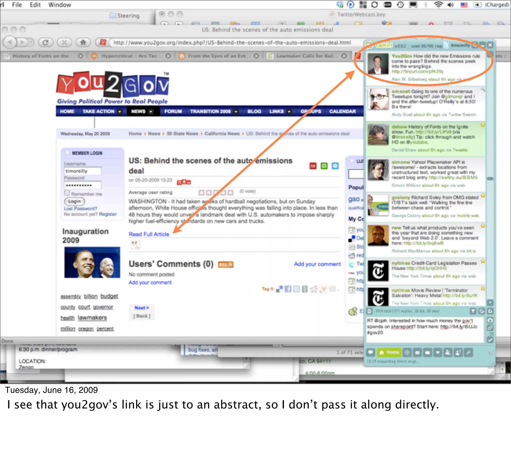 Tuesday, June 16, 2009
I see that you2gov’s link is just to an abstract, so I don’t pass it along directly.
 